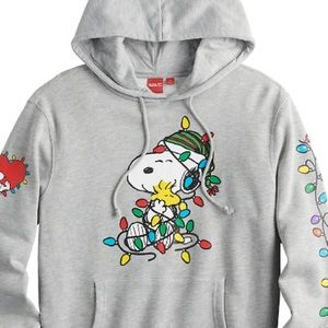 Peanut’s Snoopy & Woodstock Holiday Lights Hoodie